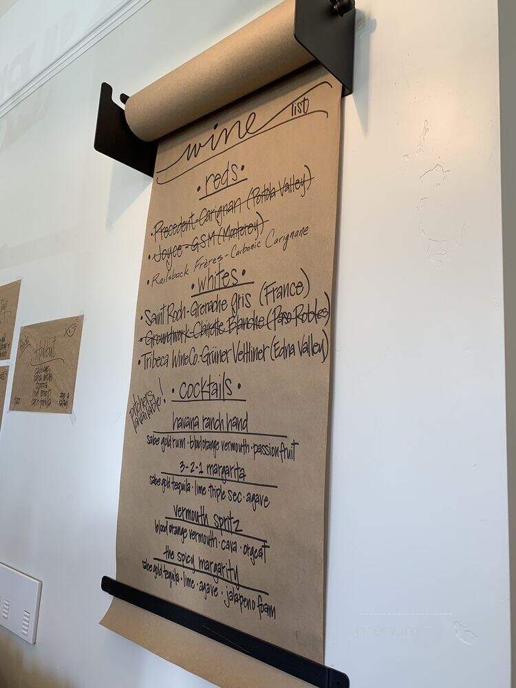 Finca Paso Robles - Paso Robles, CA menu_pic