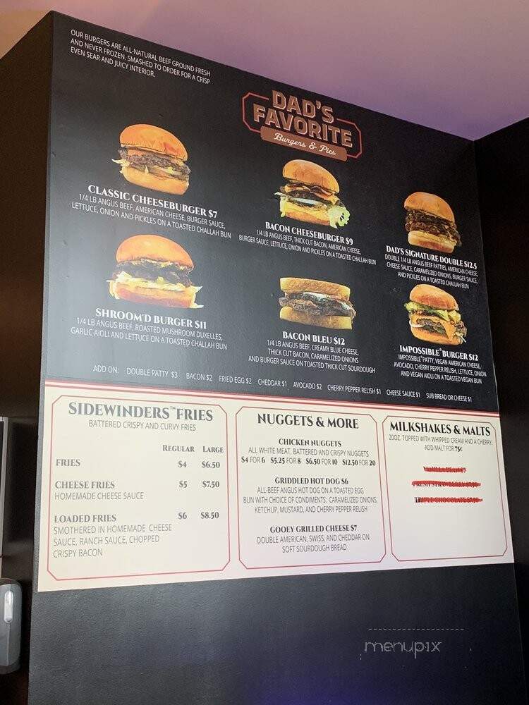 Dad's Favorite Burgers & Pies - Delray Beach, FL menu_pic