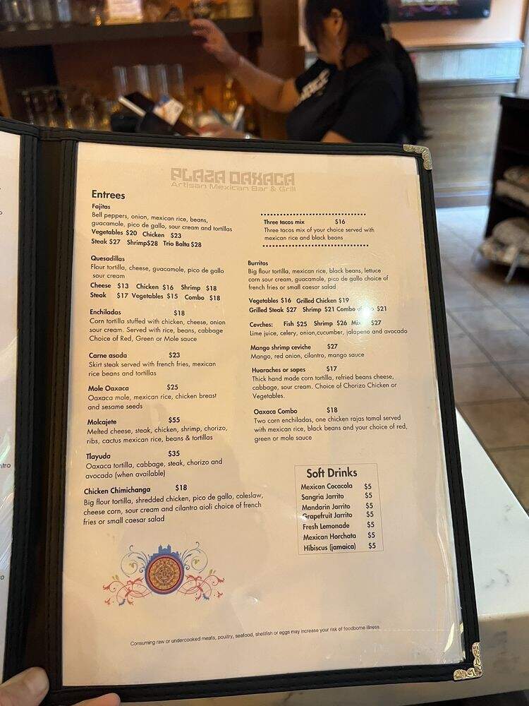 Plaza Oaxaca - Rockville, MD menu_pic
