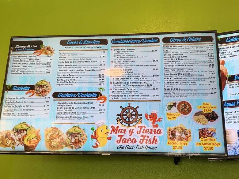 Mar Y Tierra Taco Fish - Norwalk, CA menu_pic