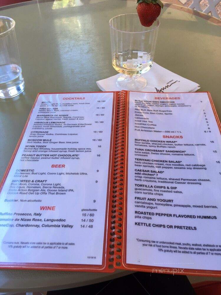 Cabana - Las Vegas, NV menu_pic