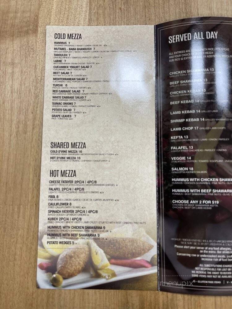 D'Vine Express - Cerritos, CA menu_pic