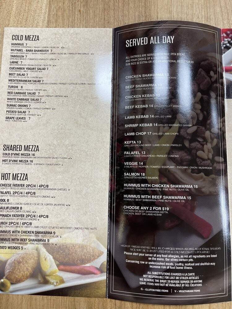 D'Vine Express - Cerritos, CA menu_pic