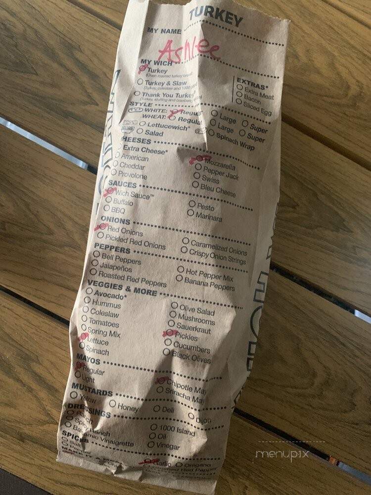 Which Wich Superior Sandwiches - Norfolk, VA menu_pic
