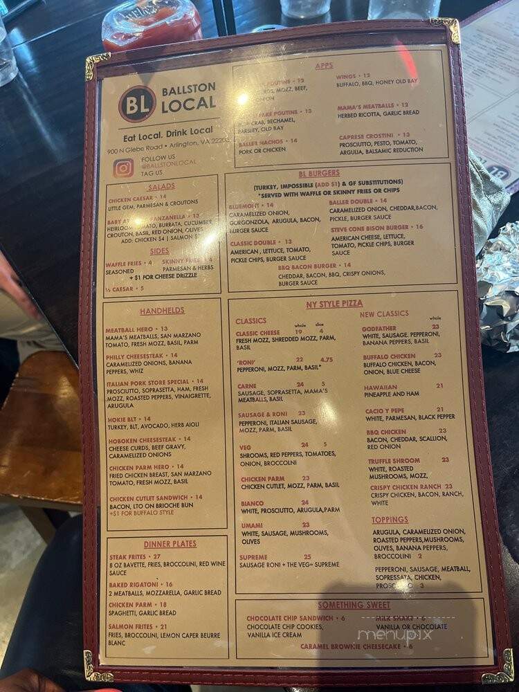 Ballston Local - Arlington, VA menu_pic