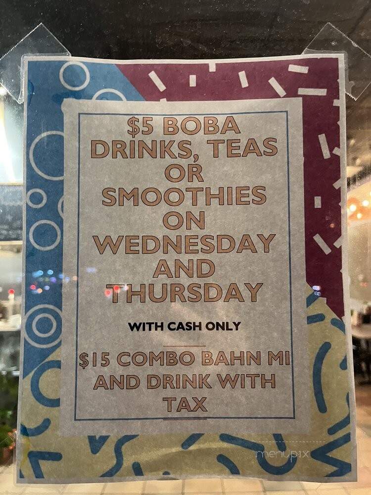 Palgong Tea - Glenview, IL menu_pic