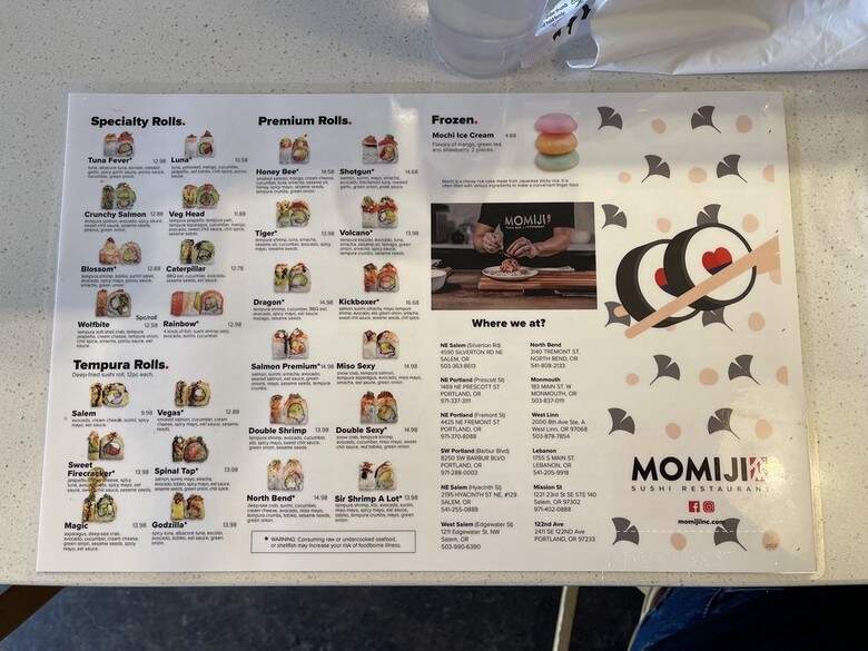 Momiji Sushi Restaurant - Portland, OR