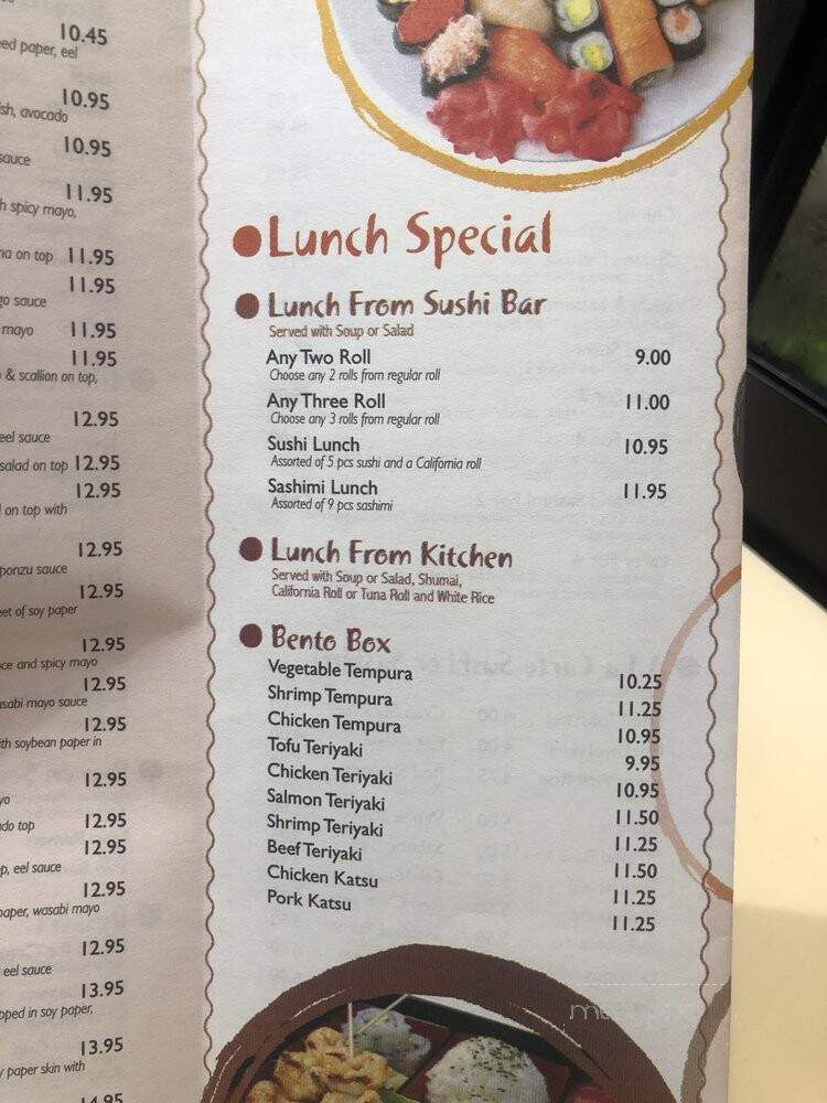 Sushi Poke - Philadelphia, PA menu_pic