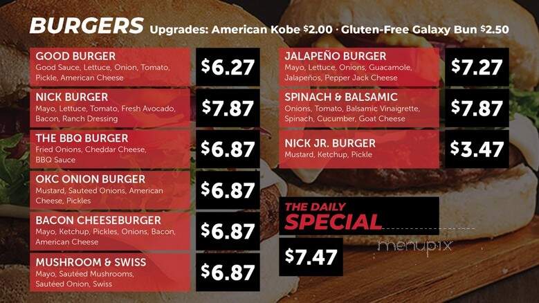 Good Burger - Boise, ID menu_pic