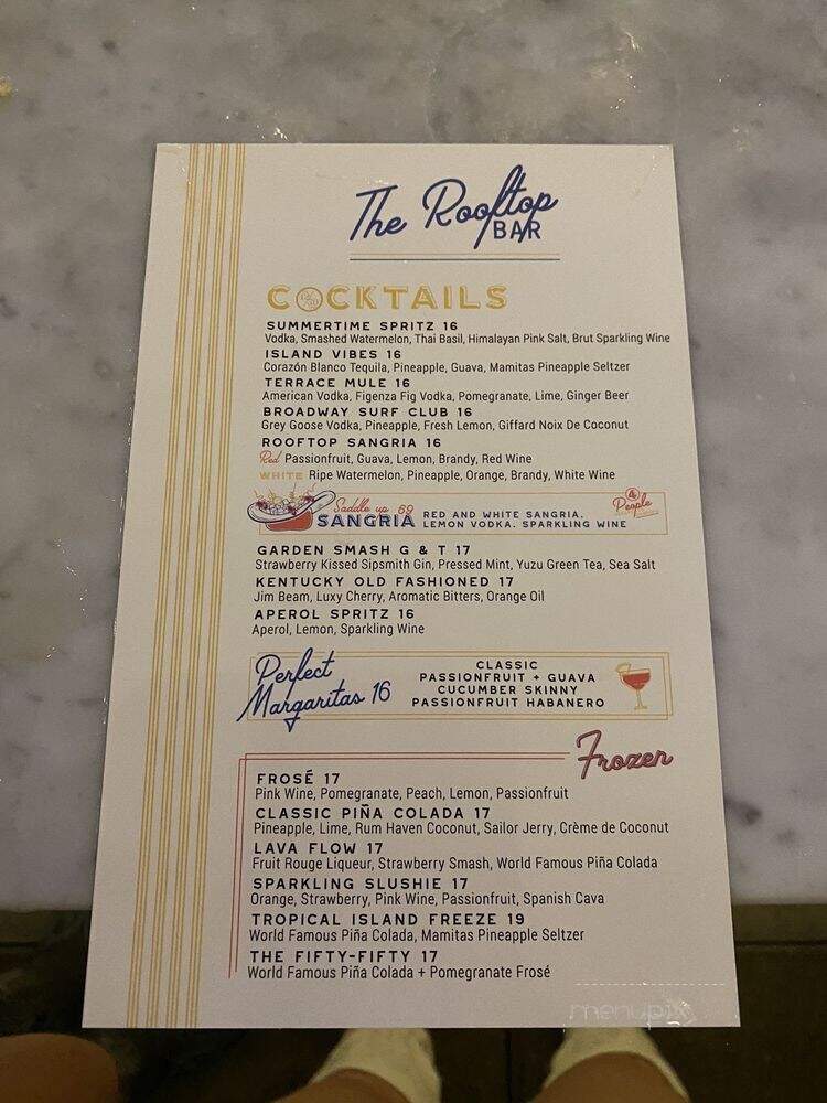 The Twelve Thirty Club - Nashville, TN menu_pic