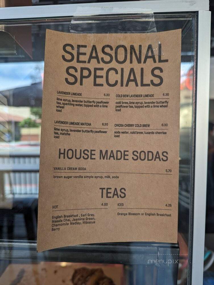 James Coffee - San Diego, CA menu_pic