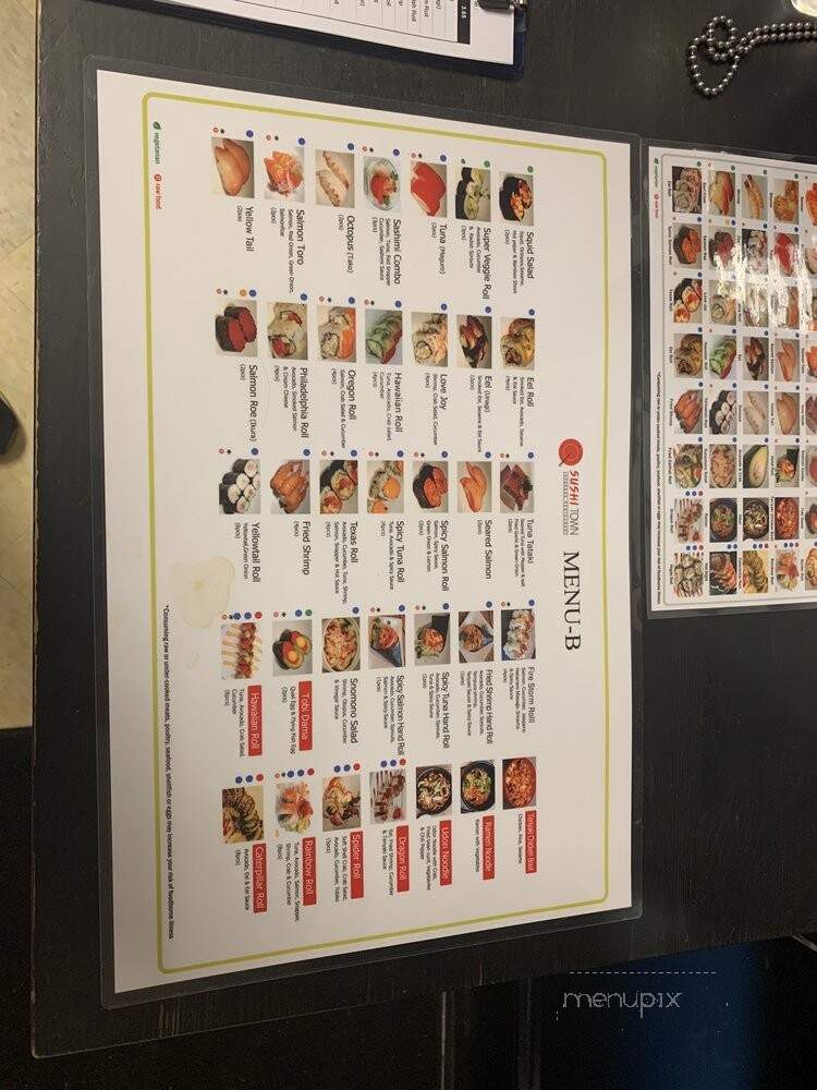 Sushi Town - Beaverton, OR menu_pic
