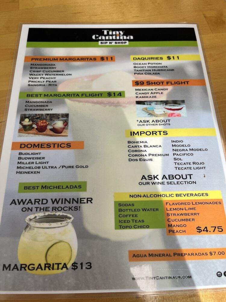 Veggie Del Sol - South Padre Island, TX menu_pic