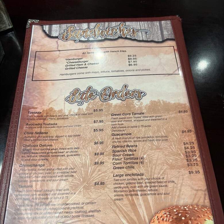 Mi Tierra Mexicana - Prescott Valley, AZ menu_pic