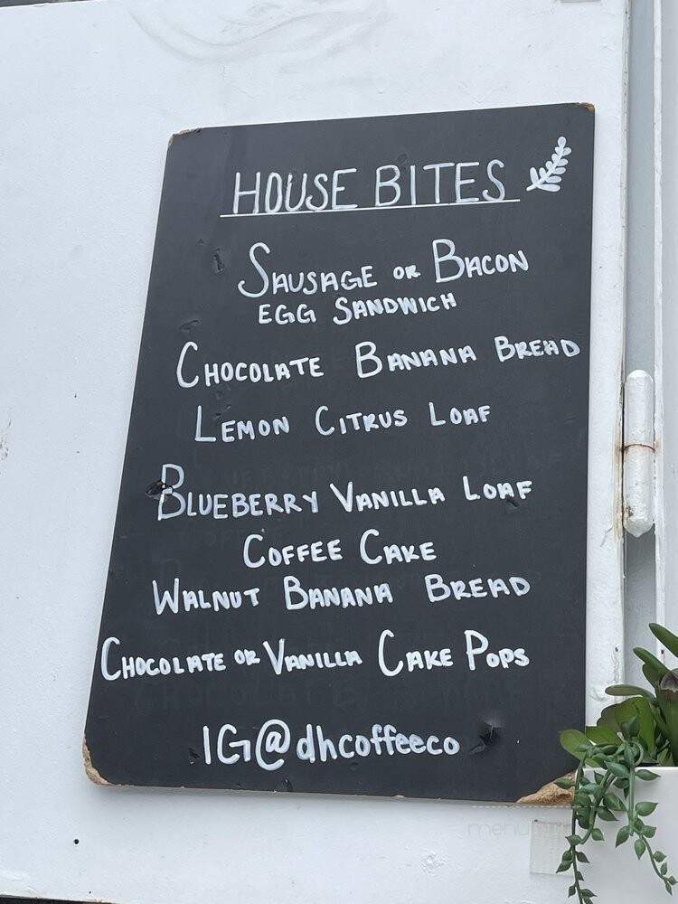 Driphouse Coffee - Tacoma, WA menu_pic