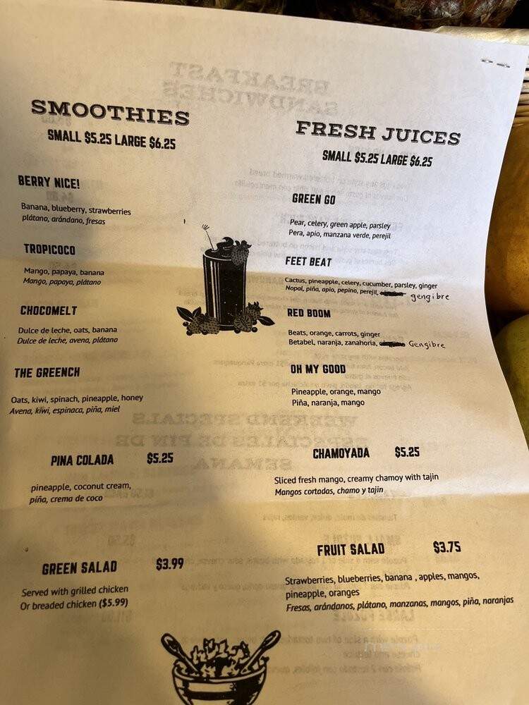 Mercadito - New York, NY menu_pic