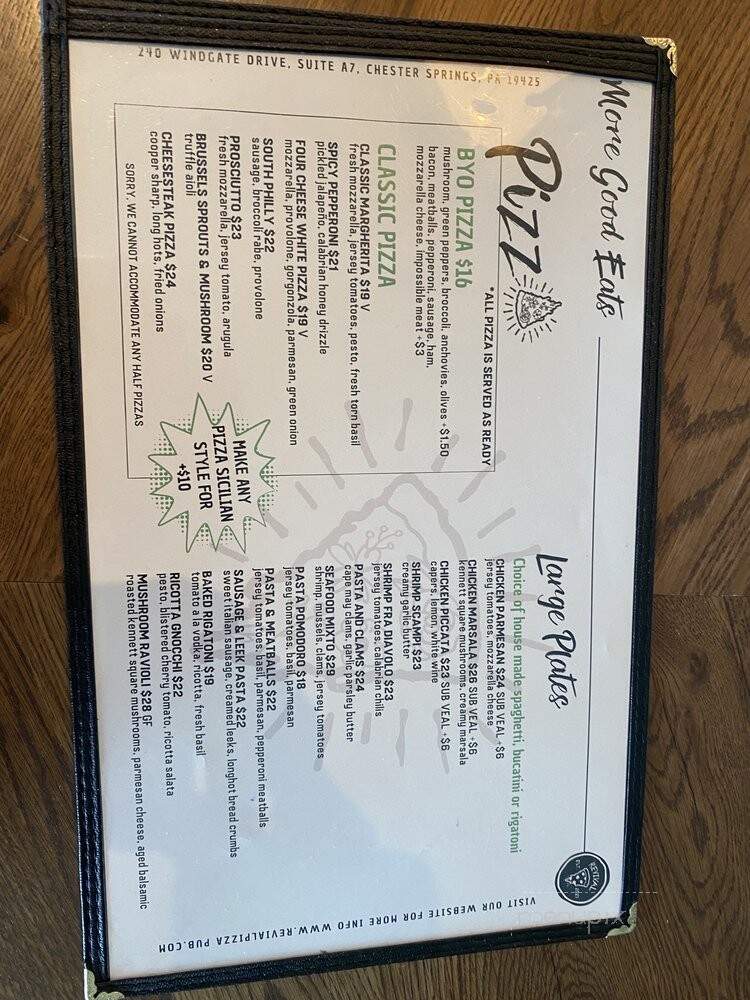 Revival Pizza Pub - Chester Springs, PA