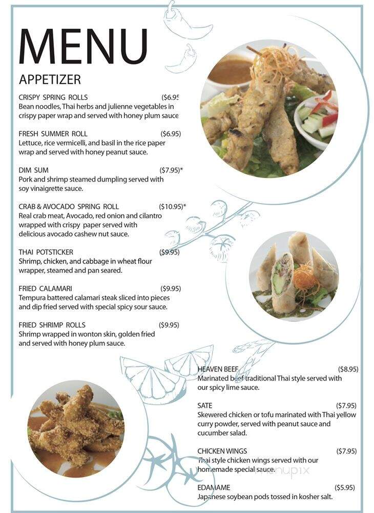 Talay Thai Cuisine - Miramar Beach, FL menu_pic