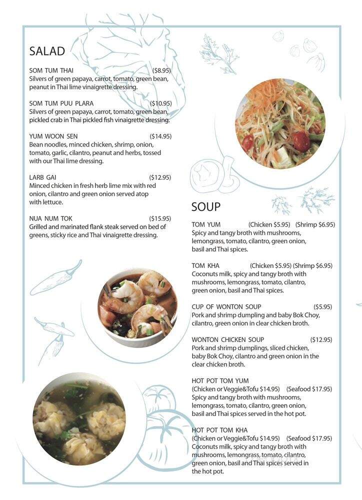 Talay Thai Cuisine - Miramar Beach, FL menu_pic