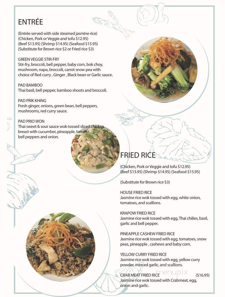 Talay Thai Cuisine - Miramar Beach, FL menu_pic