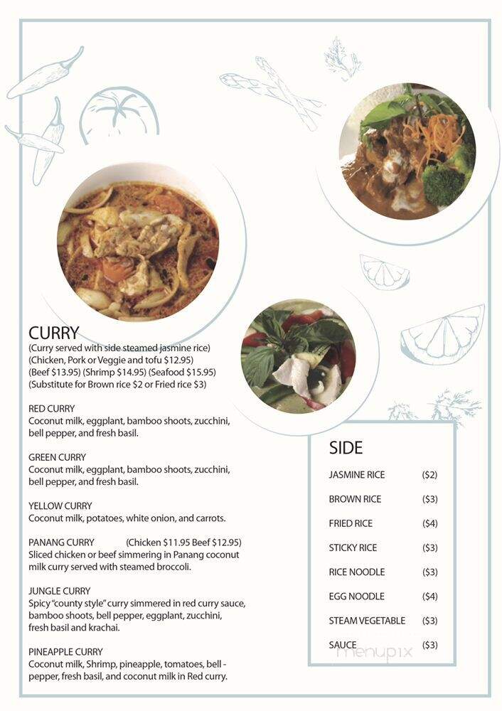 Talay Thai Cuisine - Miramar Beach, FL menu_pic
