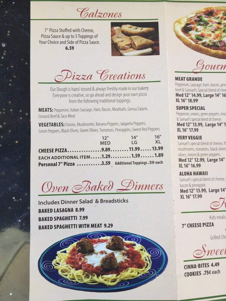 Samuel Mancino's Italian Eatery - Naples, FL menu_pic