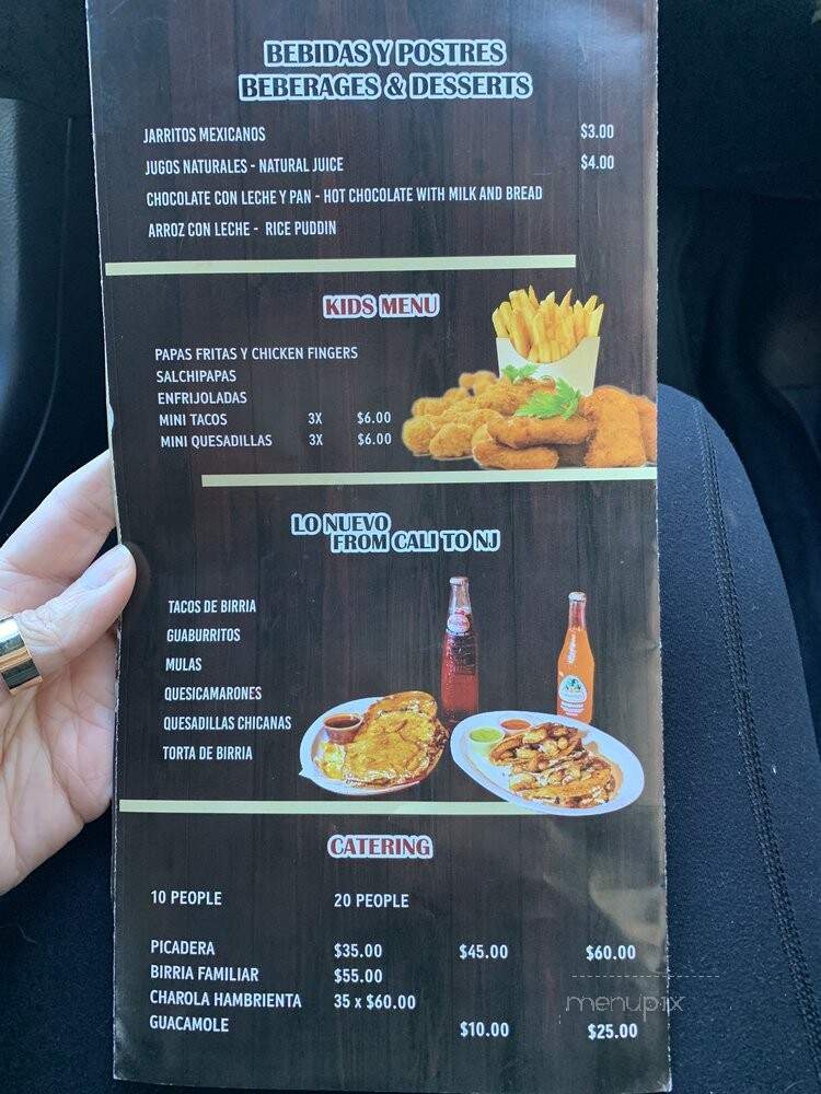 Speedy Wey - Paterson, NJ menu_pic