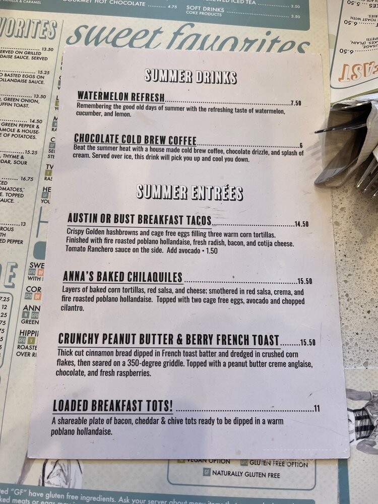 Anna's House - Grand Haven, MI menu_pic