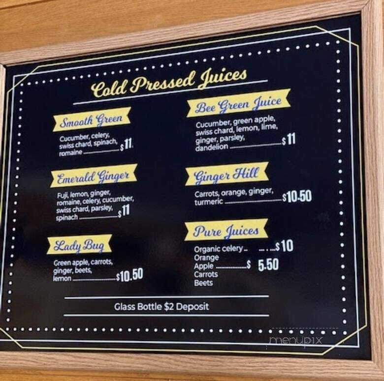 Juice N Things - Carpinteria, CA menu_pic