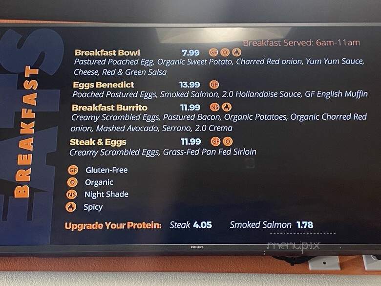 2.0 Coffee - Porterville, CA menu_pic