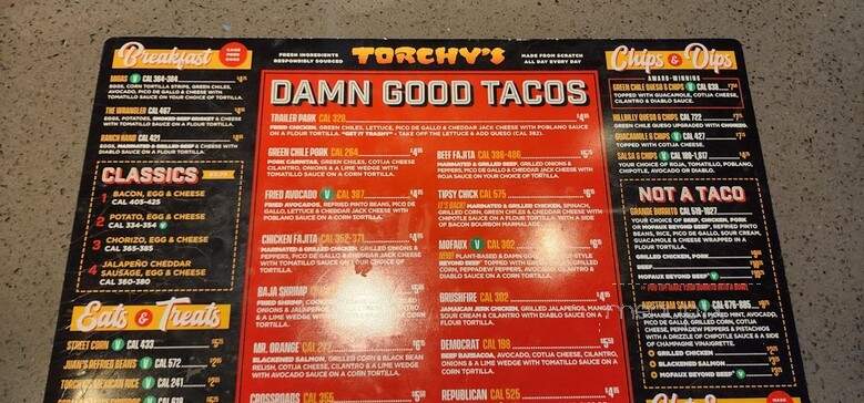 Torchy's Tacos - Overland Park, KS menu_pic
