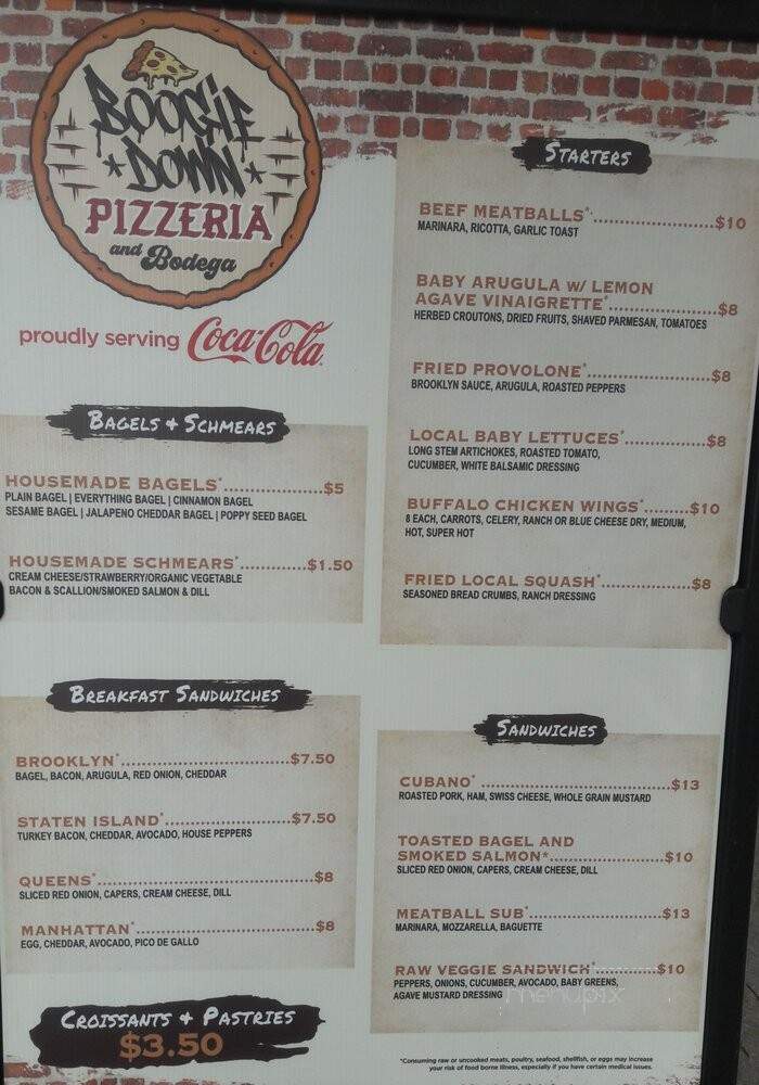 Boogie Down Pizzeria & Bodega - Phoenix, AZ menu_pic