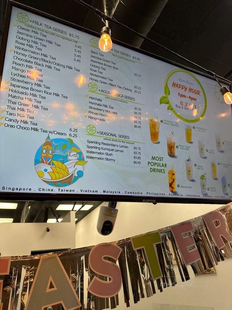 R&B Tea - Pomona, CA menu_pic