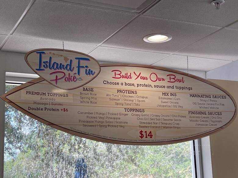 Island Fin Poke - Tampa, FL menu_pic