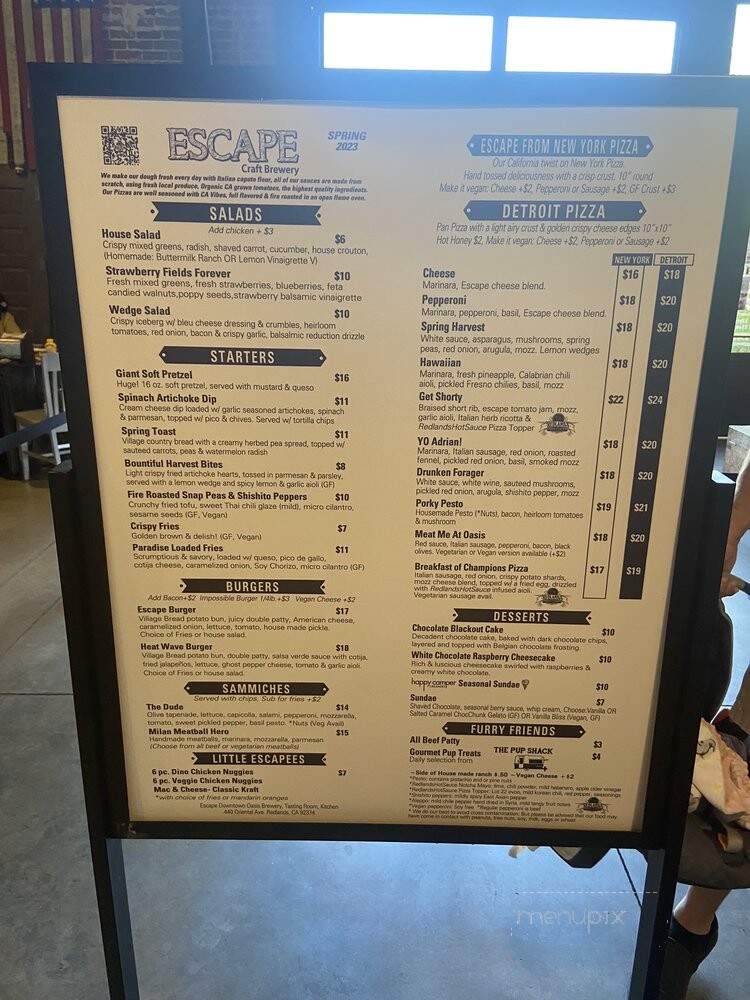 Escape Craft Brewery - Redlands, CA