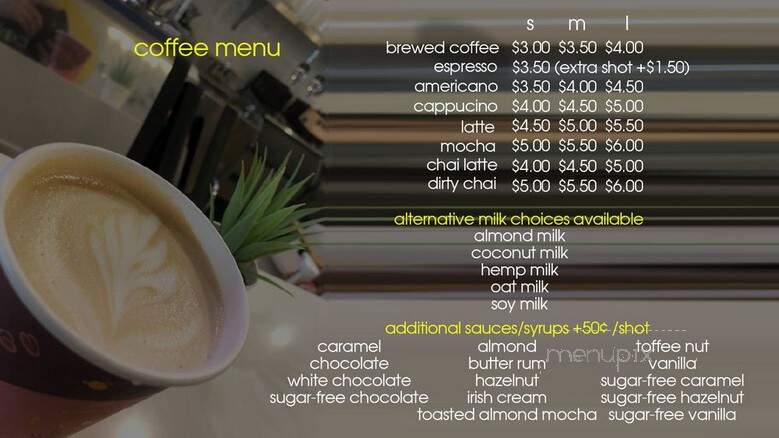 Bobo Bubble Tea and Coffee - Happy Valley, OR menu_pic