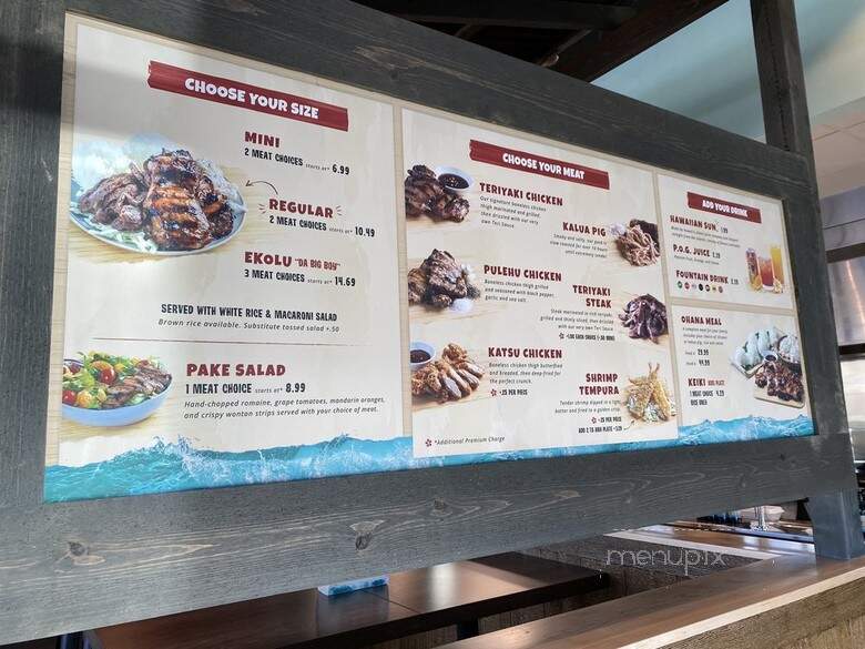 Mo' Bettahs Hawaiian Style Food - Layton, UT menu_pic