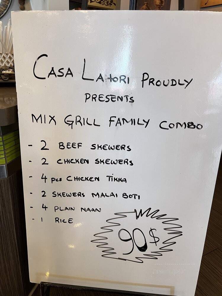 Casa Lahori - San Diego, CA menu_pic