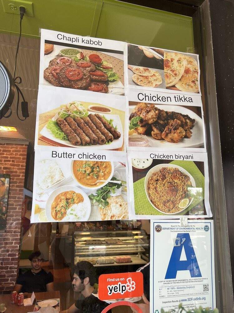 Casa Lahori - San Diego, CA menu_pic