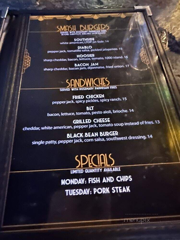 The Golden Hoosier - St. Louis, MO menu_pic