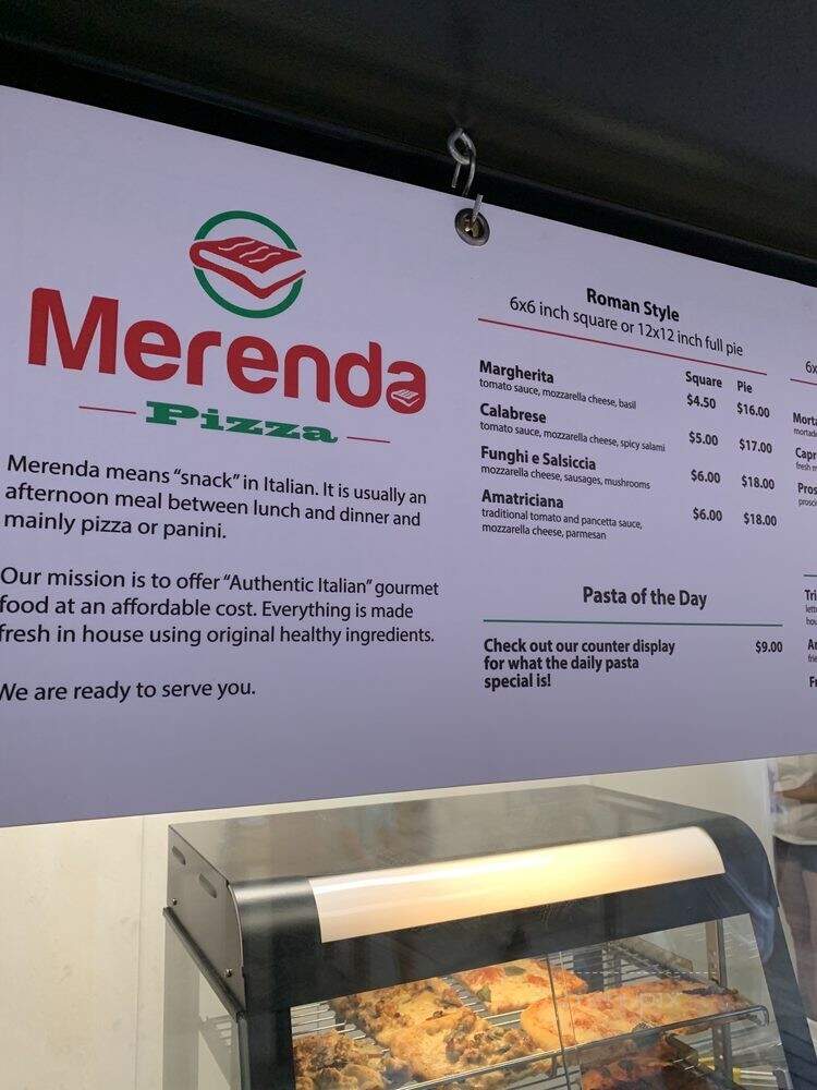 Merenda Pizza - Santa Ana, CA menu_pic