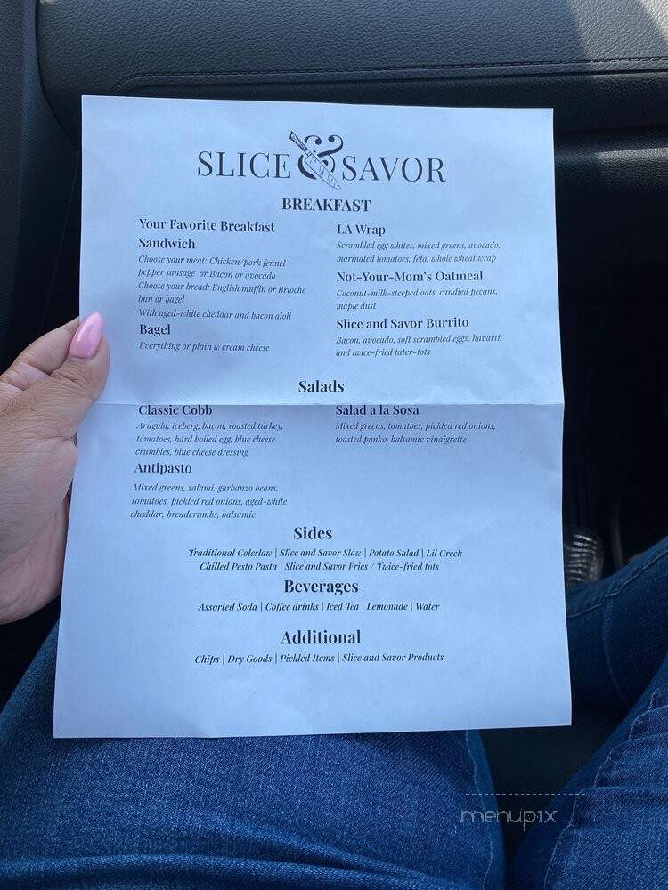 Slice & Savor - Bellflower, CA menu_pic