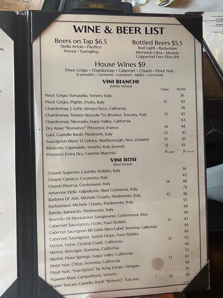 Matteo Trattoria & Pizzeria - St. Petersburg, FL menu_pic