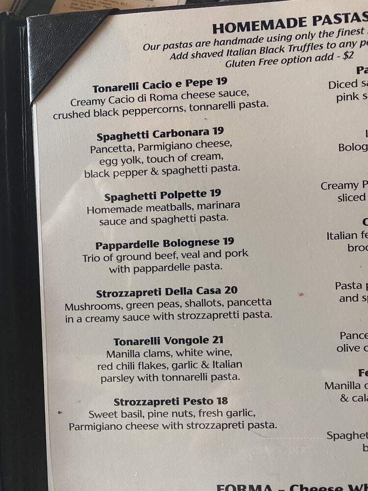 Matteo Trattoria & Pizzeria - St. Petersburg, FL menu_pic