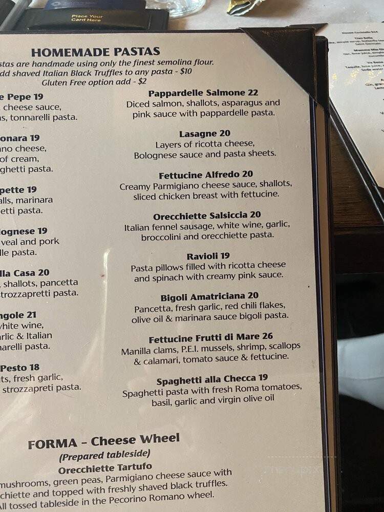 Matteo Trattoria & Pizzeria - St. Petersburg, FL menu_pic