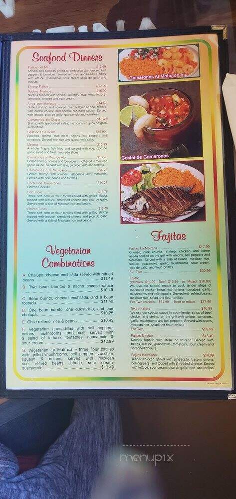 La Matraca Mexican Grill & Cantina - Canal Winchester, OH menu_pic