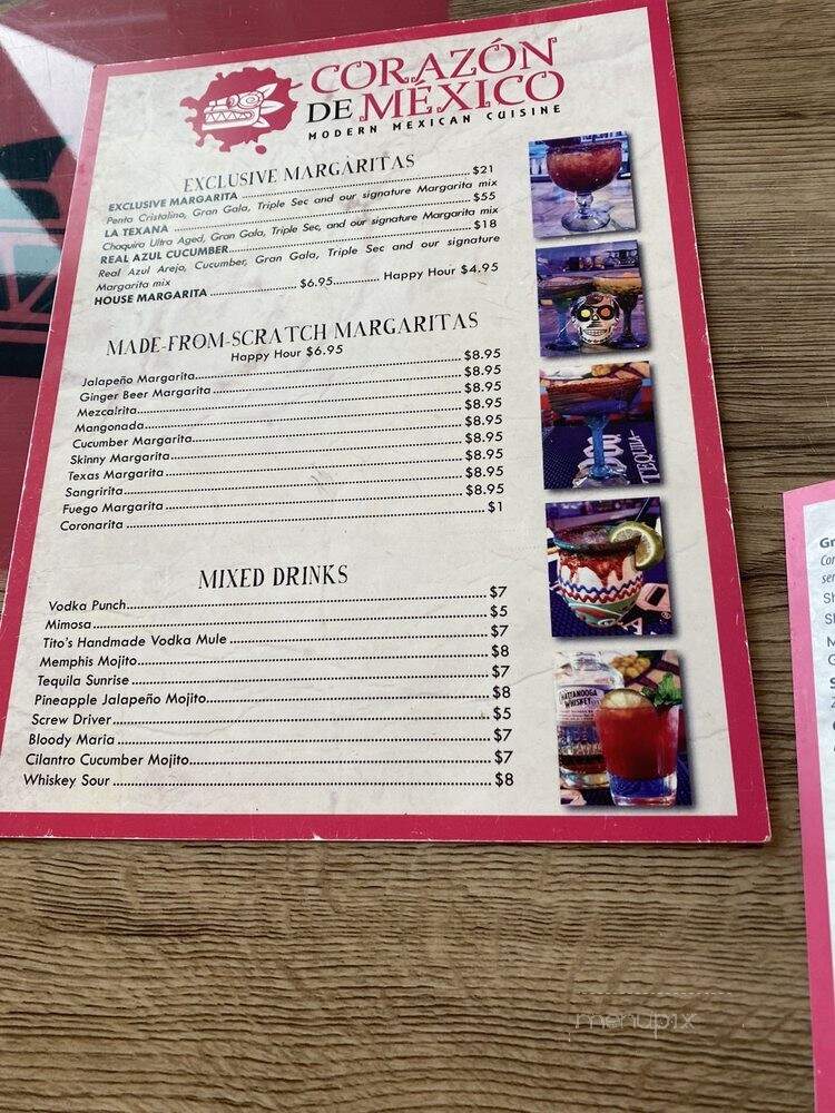 Corazon De Mexico Cuisine - Fort Oglethorpe, GA menu_pic