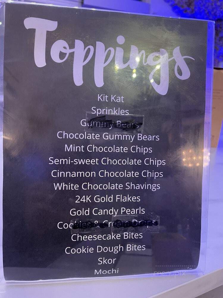 Reign Dessert Cafe - Markham, ON menu_pic