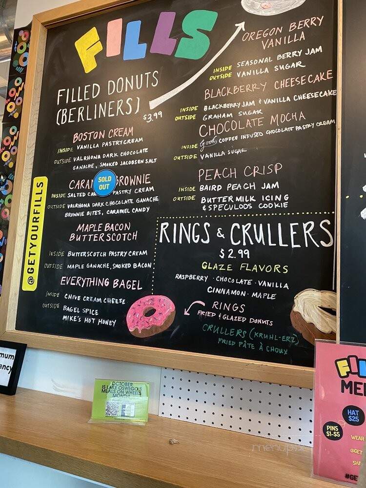 Fills Lake Grove - Lake Oswego, OR menu_pic