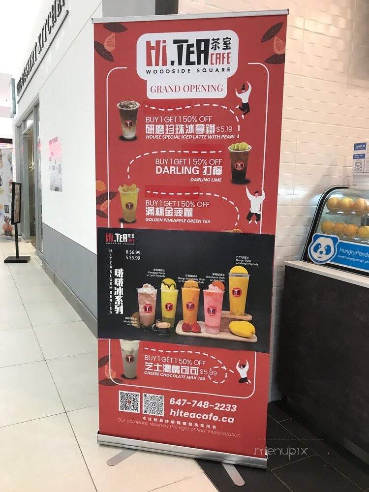 Hi.Tea Cafe - Toronto, ON menu_pic